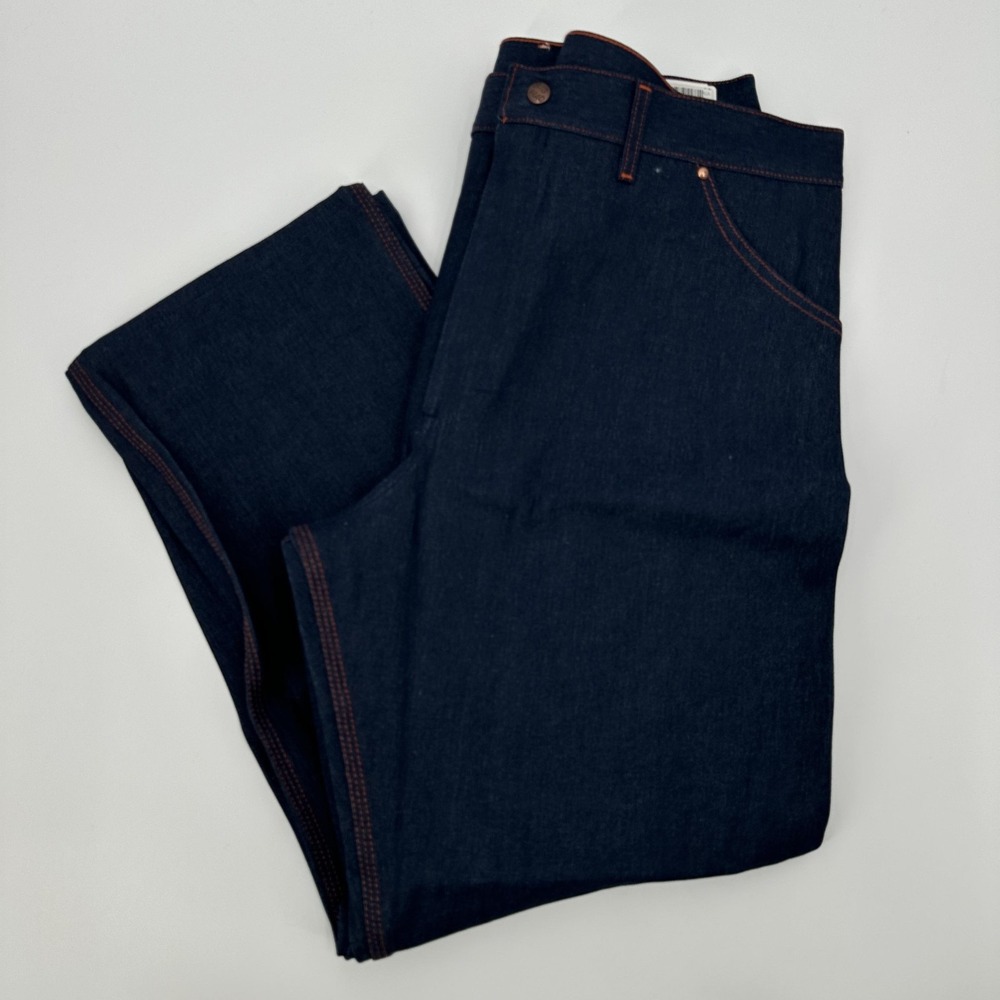 Vintage Big Mac Industrial Jeans Mens 40x29 Blue Denim Carpenter‎ Made USA Rigid